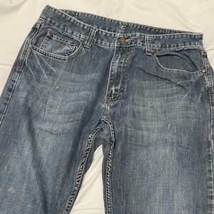 Flypaper Men's Relaxed Fit Blue Jeans